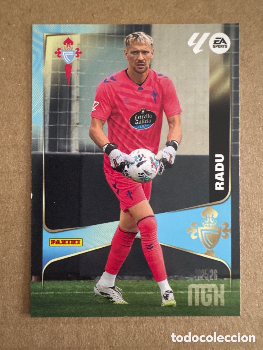 Cromos de f&uacute;tbol: # 110 Radu Celta de Vigo Segunda 2 edici&oacute;n Megacracks 25 26 2025 2026 2&ordf; MGK