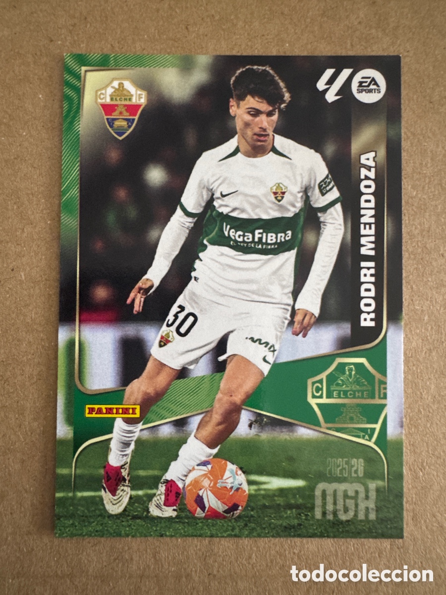 Cromos de f&uacute;tbol: # 138 Rodri Mendoza Elche Segunda 2 edici&oacute;n Megacracks 25 26 2025 2026 2&ordf; MGK
