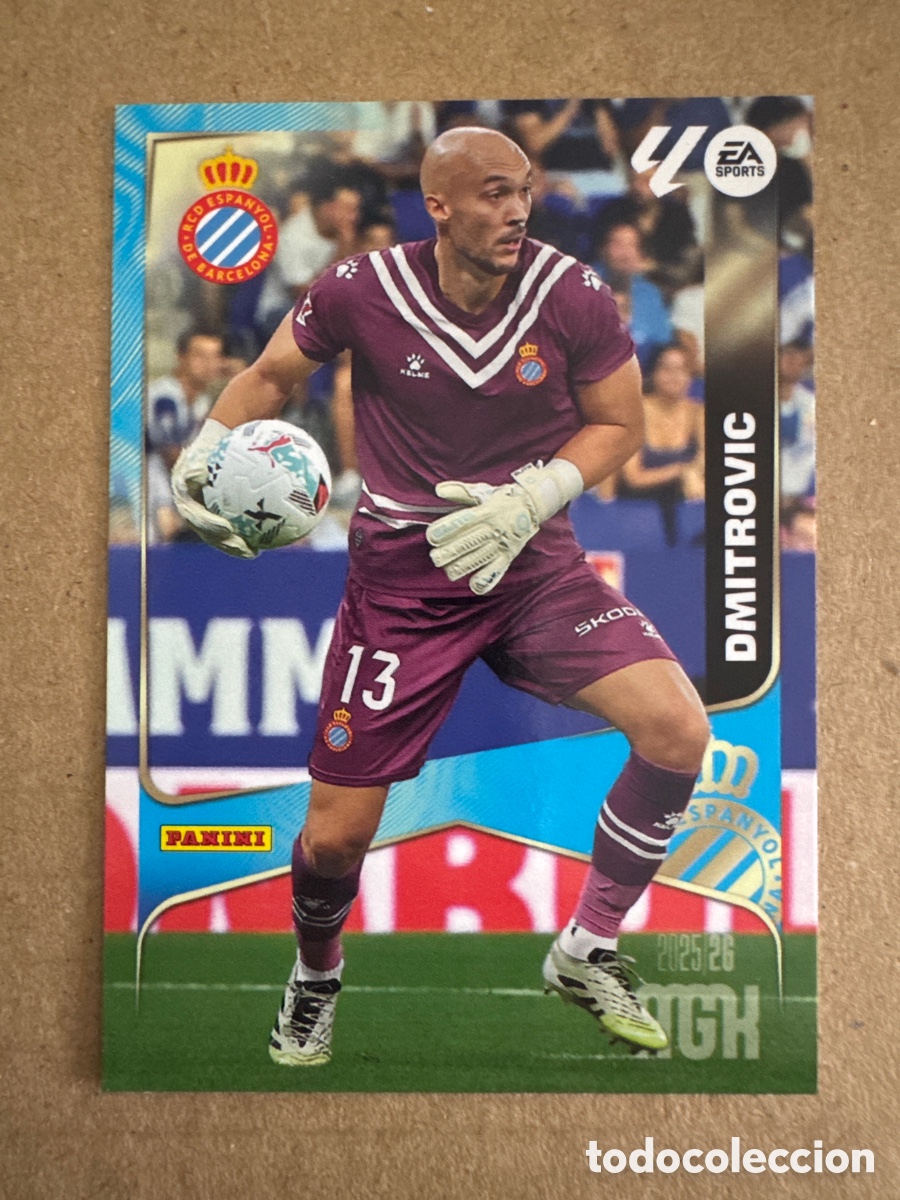 Cromos de f&uacute;tbol: # 146 Dmitrovic Espanyol Segunda 2 edici&oacute;n Megacracks 25 26 2025 2026 2&ordf; MGK