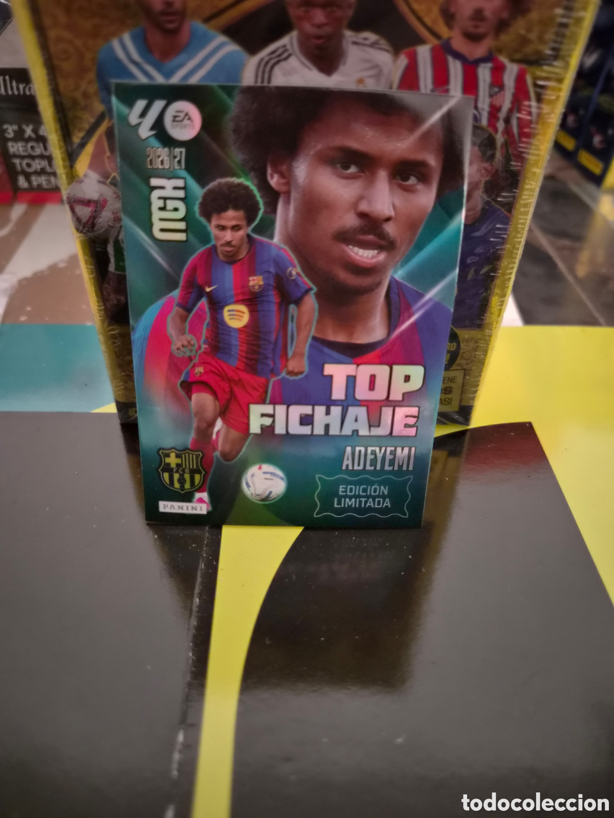 Cromos de f&uacute;tbol: Adeyemi Edici&oacute;n Limitada Top Fichaje Megacracks 26/27