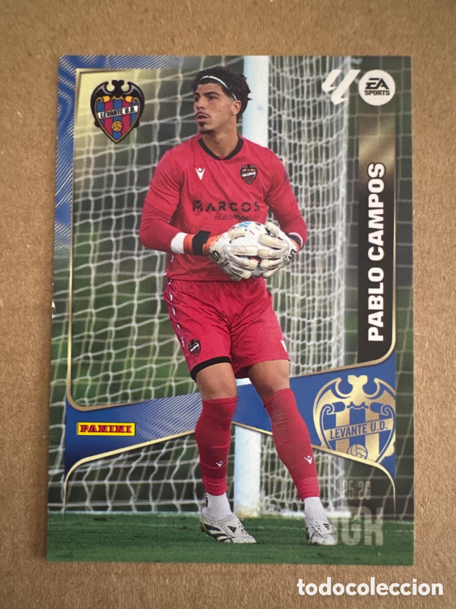 Cromos de f&uacute;tbol: # 200 Pablo Campos Levante Segunda 2 edici&oacute;n Megacracks 25 26 2025 2026 2&ordf; MGK