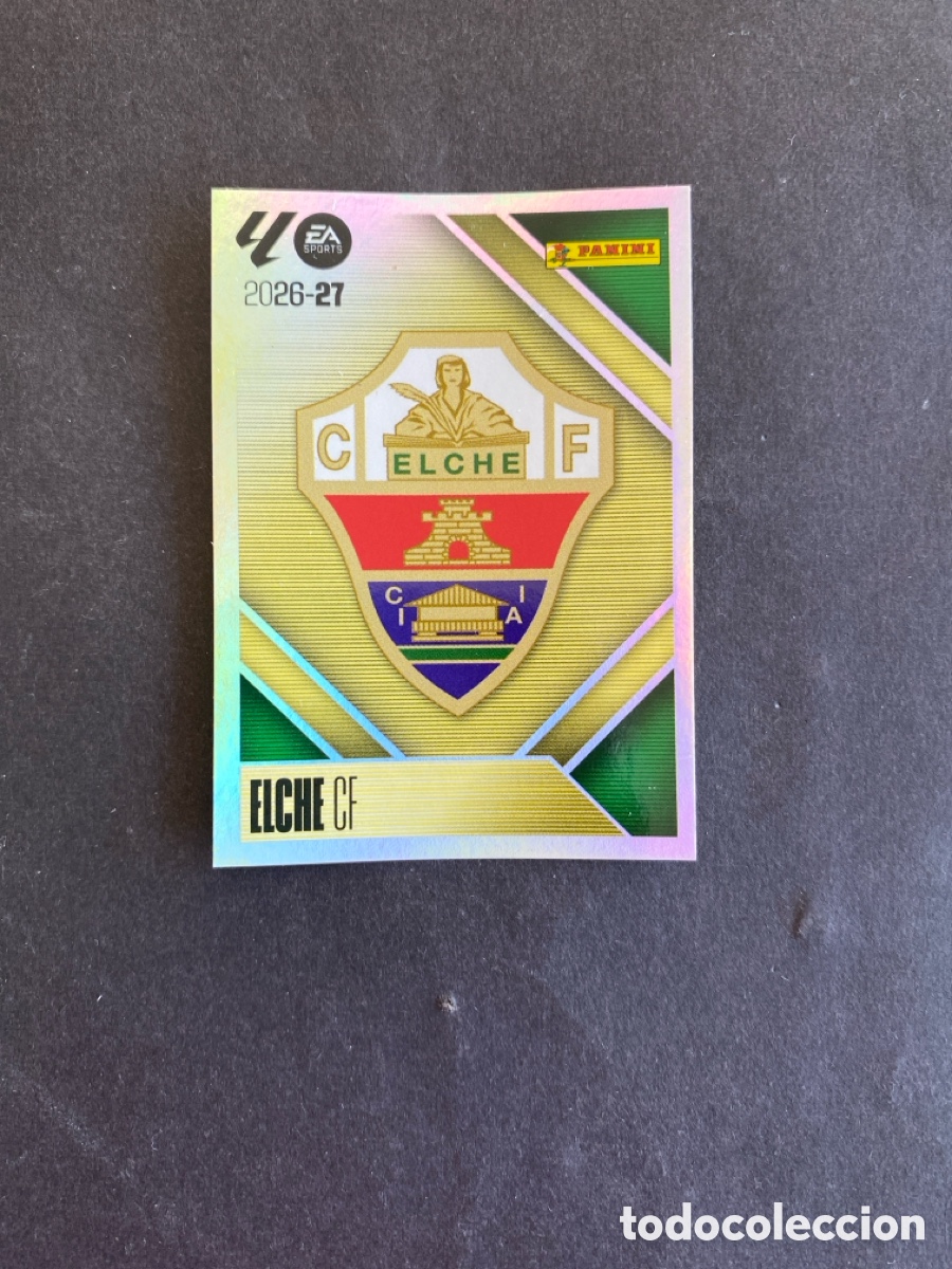 Cromos de f&uacute;tbol: Cromo liga 26/27 Elche CF N* 1