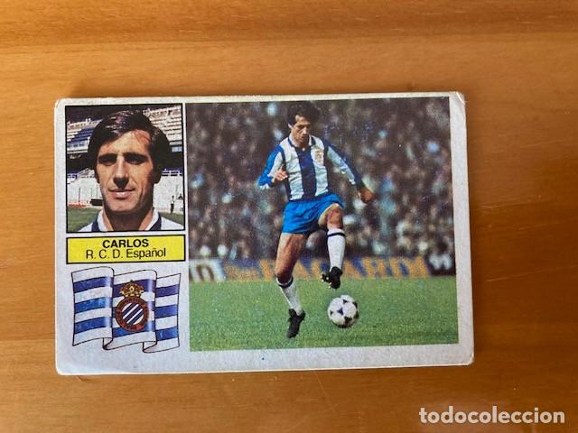 Cromos de f&uacute;tbol: CARLOS RCD ESPA&Ntilde;OL 82 83 ESTE RECUPERADO BAJA