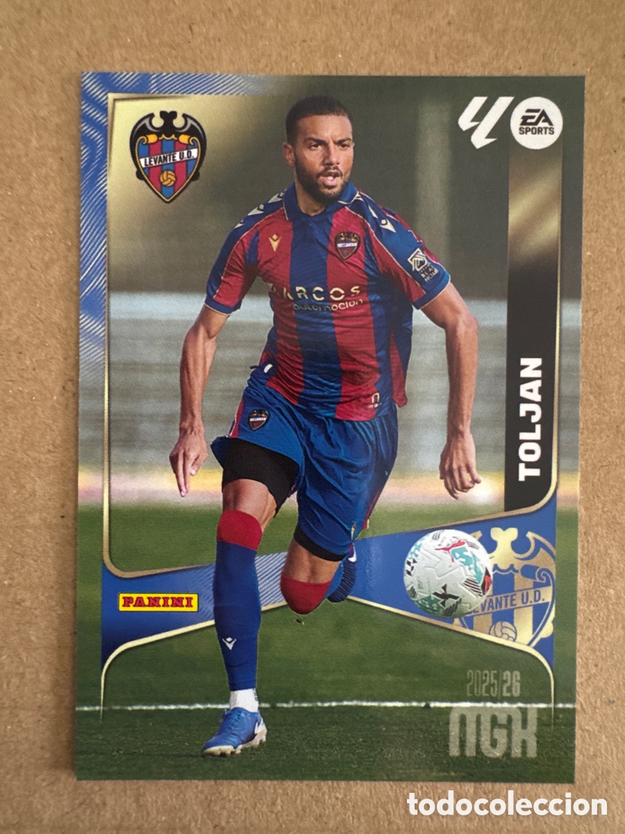 Cromos de f&uacute;tbol: # 202 Toljan Levante Segunda 2 edici&oacute;n Megacracks 25 26 2025 2026 2&ordf; MGK