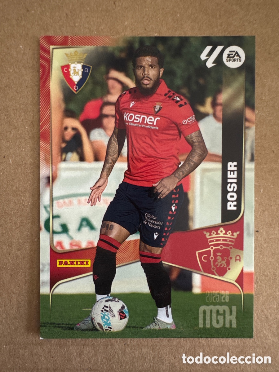 Cromos de Futebol: # 256 Rosier Osasuna Segunda 2 edici&oacute;n Megacracks 25 26 2025 2026 2&ordf; MGK