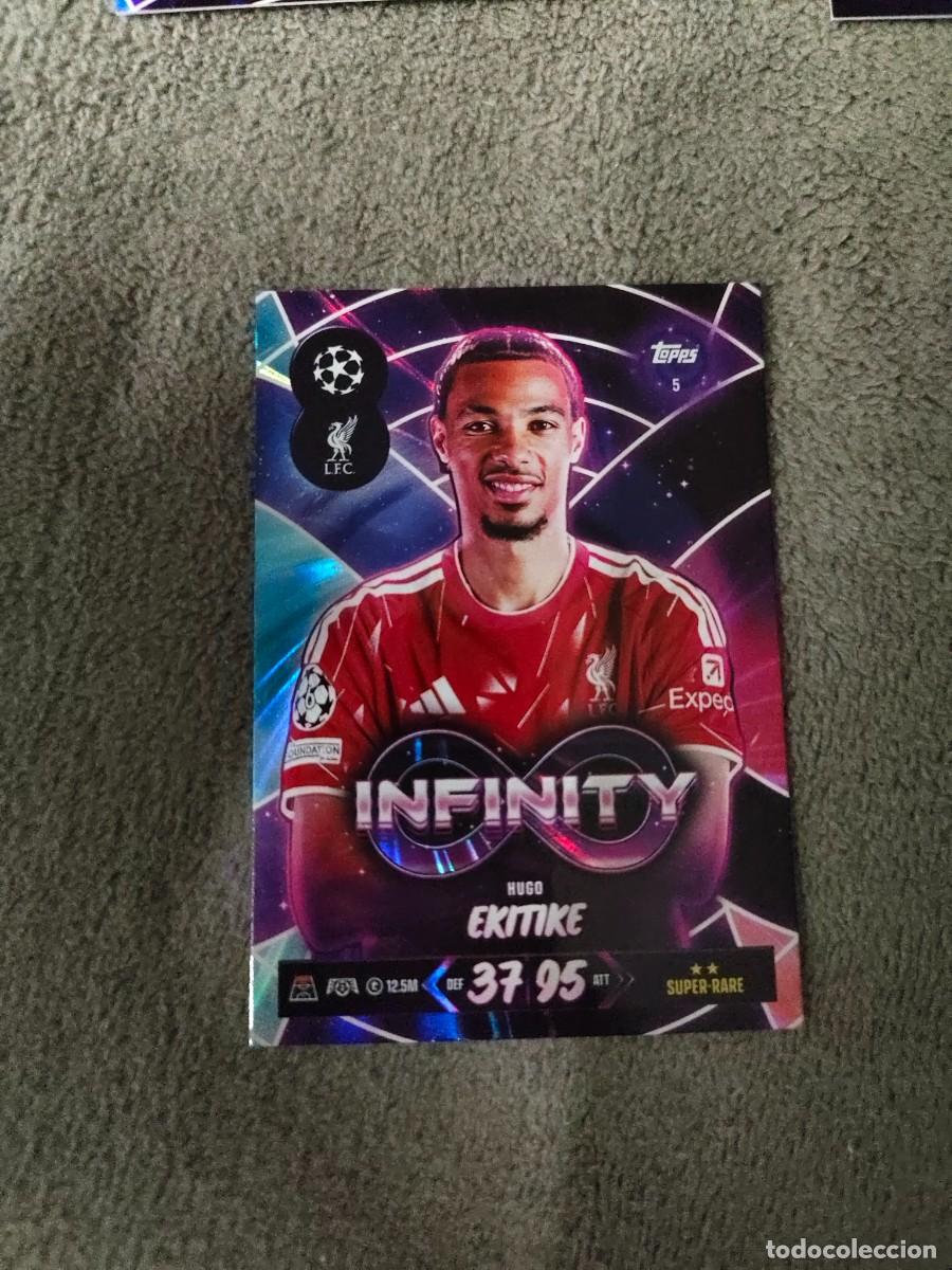 Cromos de Futebol: 5 MATCH ATTAX 26/27 HUGO EKITIK&Eacute; LIVERPOOL INFINITY 2026 2027 TOPPS UCC AAU