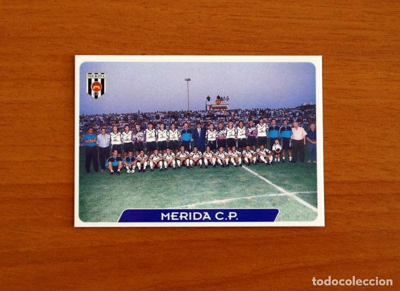 Cromos de f&uacute;tbol: Merida -N&ordm; 343 Plantilla-Equipo -Las Fichas la Liga 95-96-1995-1996 -Mundicromo Sport