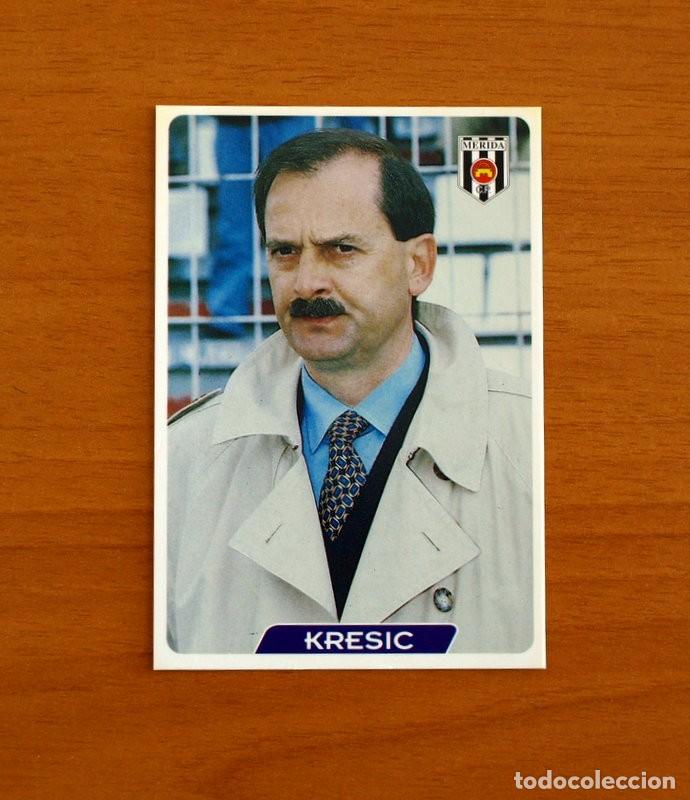 Cromos de f&uacute;tbol: Merida -N&ordm; 344 Sergei Kresic Entrenador -Las Fichas la Liga 95-96-1995-1996 -Mundicromo Sport