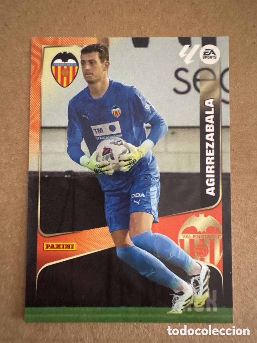 Cromos de f&uacute;tbol: # 345 Agirrezabala Valencia Segunda 2 edici&oacute;n Megacracks 25 26 2025 2026 2&ordf; MGK