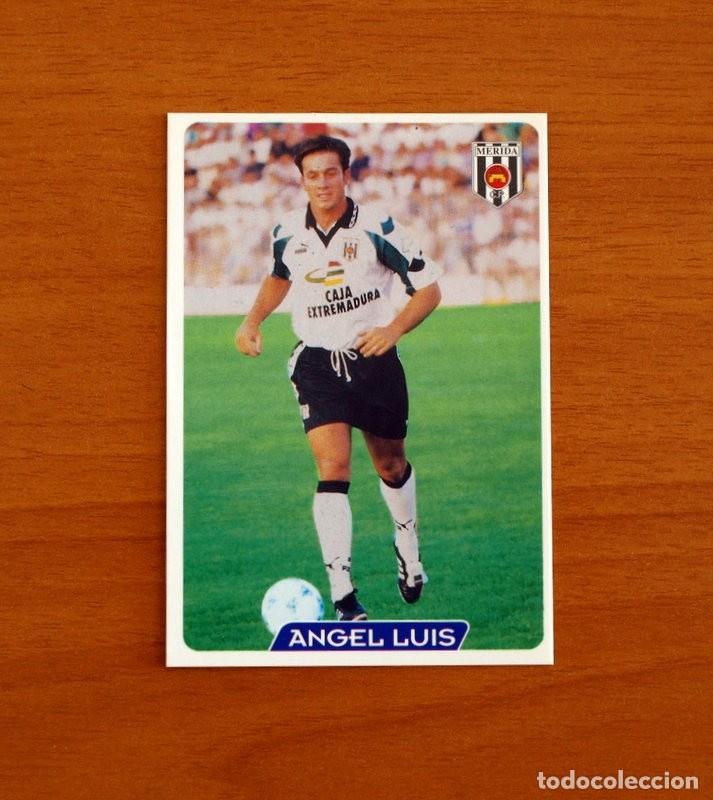 Cromos de f&uacute;tbol: Merida -N&ordm; 347 &Aacute;ngel Luis -Error -Las Fichas la Liga 95-96-1995-1996 -Mundicromo Sport