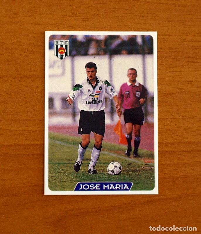 Cromos de f&uacute;tbol: Merida -N&ordm; 348 Jos&eacute; Mar&iacute;a -Las Fichas la Liga 95-96-1995-1996 -Mundicromo Sport