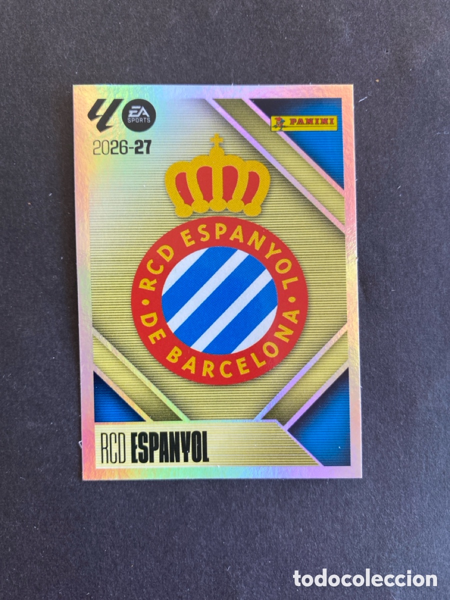 Cromos de f&uacute;tbol: Cromo liga 26/27 RCD Espanyol N* 1