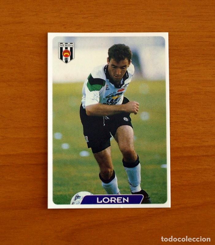 Cromos de f&uacute;tbol: Merida -N&ordm; 349 Loren -Las Fichas la Liga 95-96-1995-1996 -Mundicromo Sport