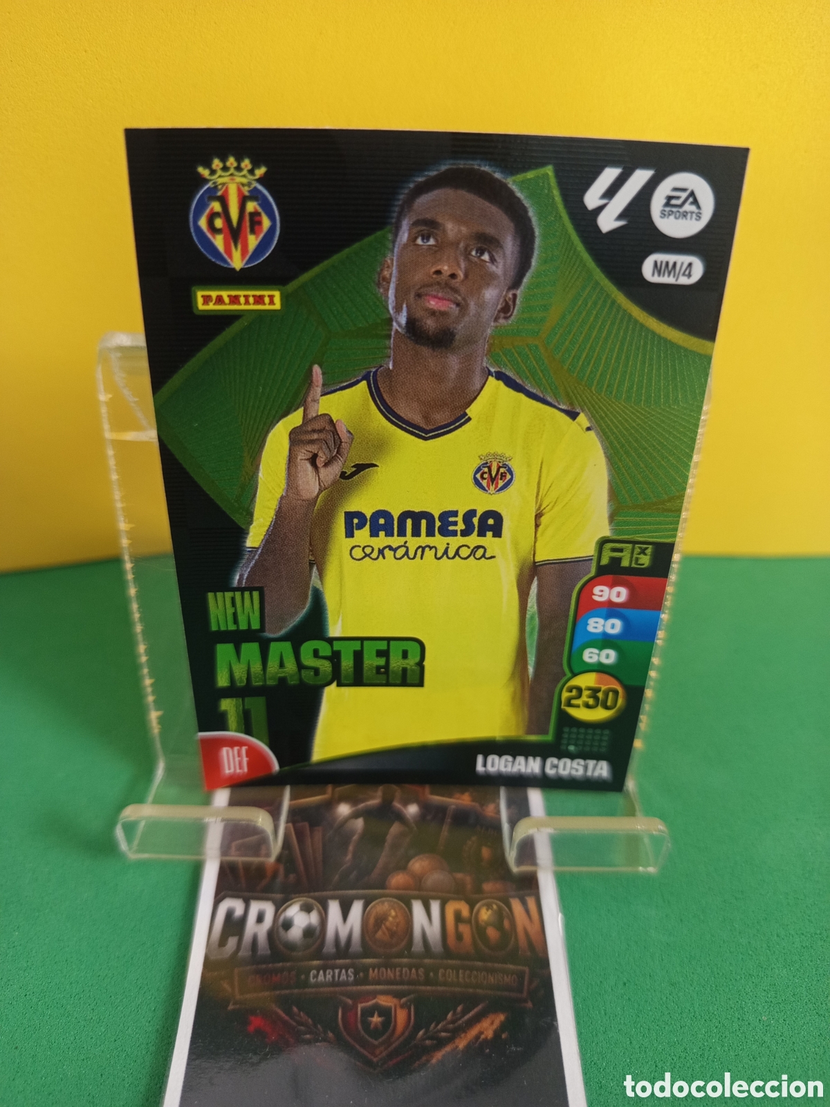 Cromos de Futebol: ❇️ CROMO ⚽ NM/4.- LOGAN COSTA NEW MASTER 11 (VILLARREAL) - ADRENALYN XL LIGA 2024 25 PANINI❇️