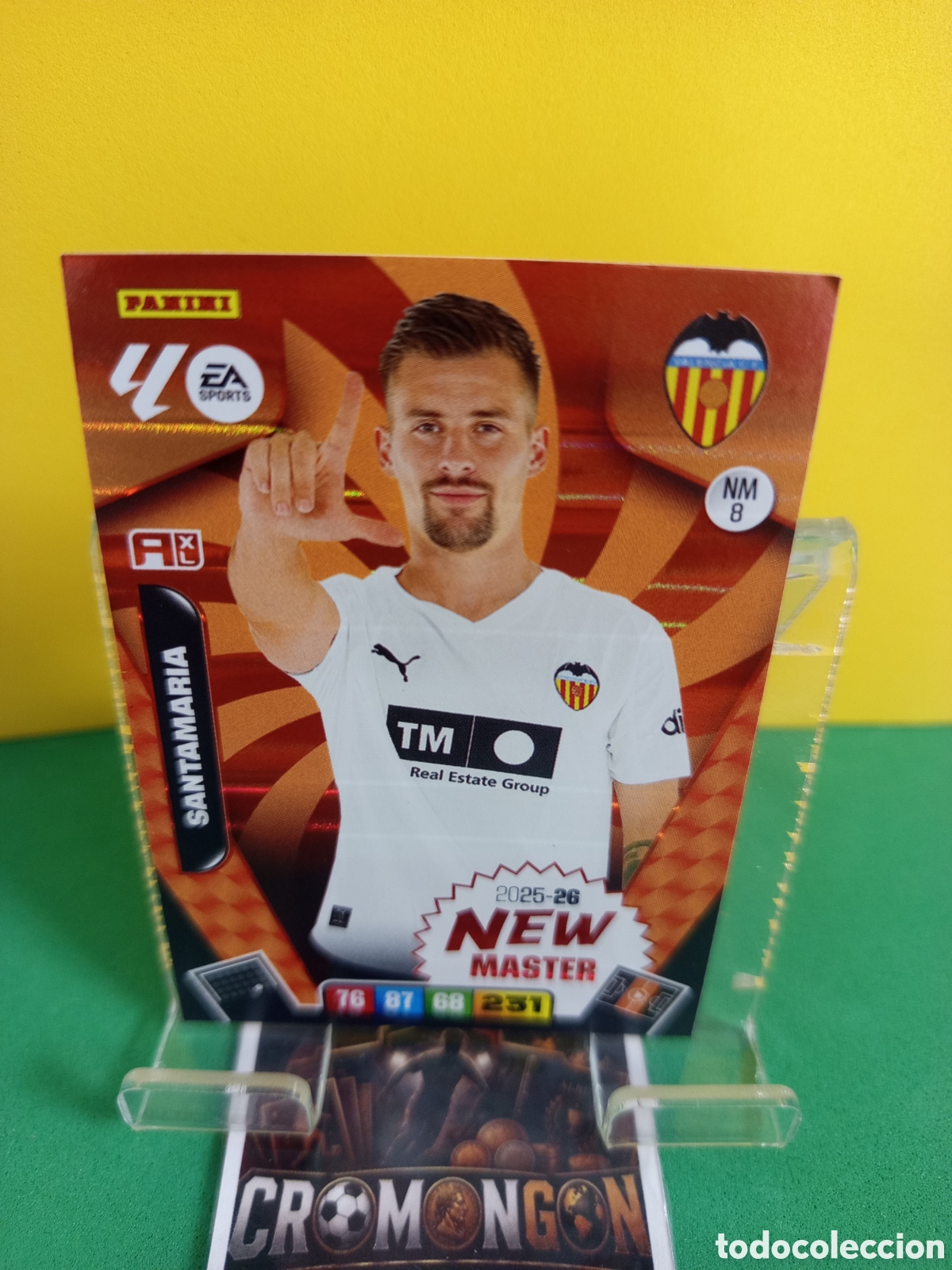 Fu&szlig;ball-Sticker: ❇️ CROMO ⚽ CARD SANTAMARIA NEW MASTER (VALENCIA) ADRENALYN XL LIGA 2025/26 (PANINI) ❇️
