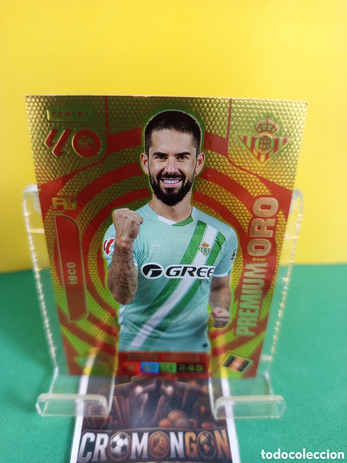 Cromos de f&uacute;tbol: ❇️ CROMO ⚽ ISCO PREMIUM ORO (R. BETIS) - ADRENALYN XL 2025/26 (PANINI) ❇️