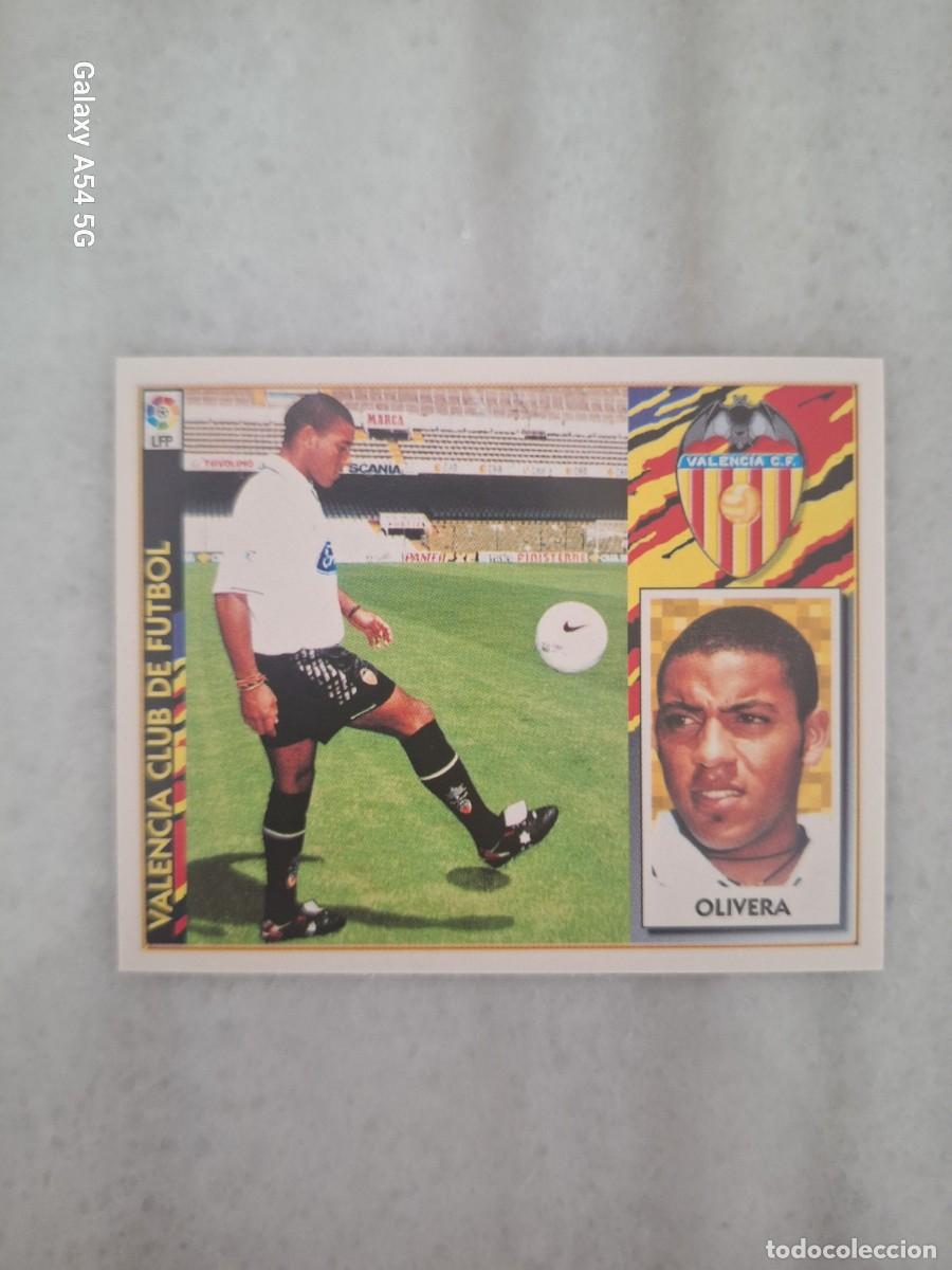 Cromos de f&uacute;tbol: FICHAJE 2 BIS OLIVERA VALENCIA ESTE 97 98