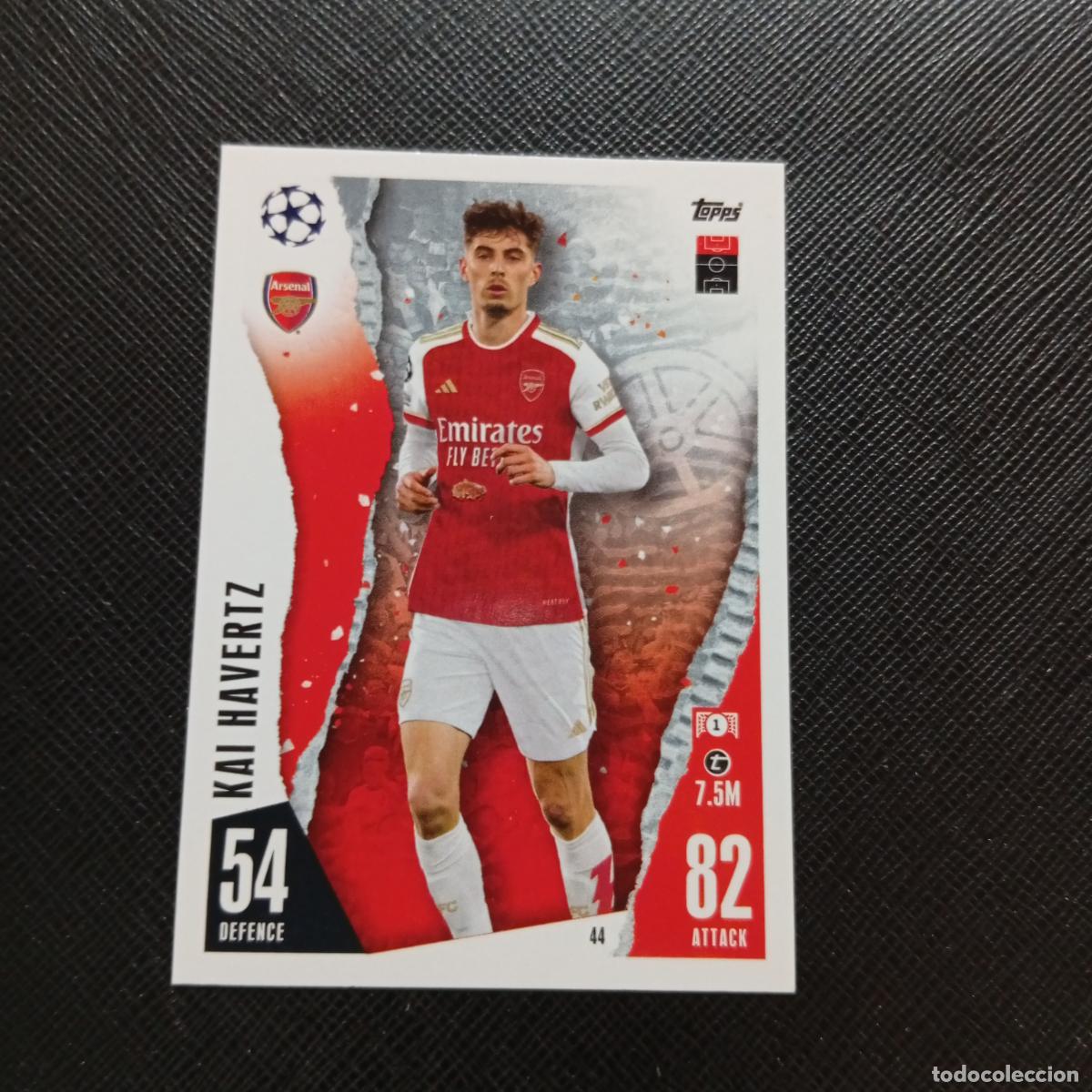 Cartes &agrave; collectionner de Football: 44 KAI HAVERTZ ARSENAL TOPPS MATCH ATTAX 2023 2024 FUTBOL CROMO 23 24 - A217 PG5