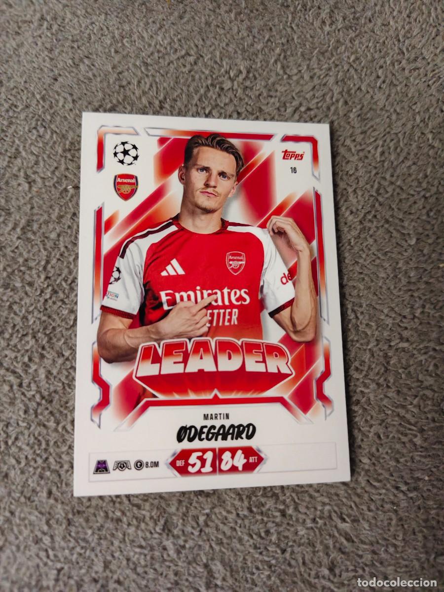 Cartes &agrave; collectionner de Football: 16 MATCH ATTAX 26/27 MARTIN &Oslash;DEGAARD ARSENAL BASE CARD 2026 2027 TOPPS UCC AAU