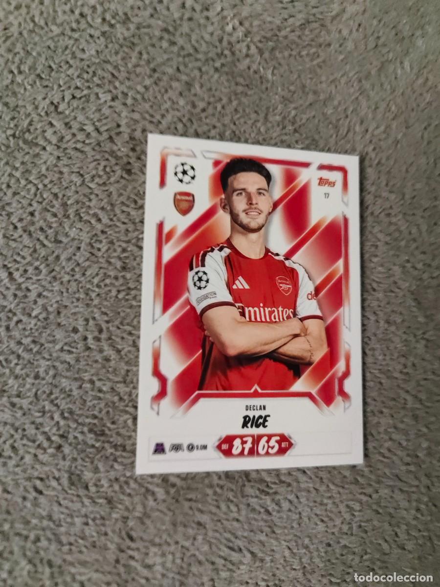 Cartes &agrave; collectionner de Football: 17 MATCH ATTAX 26/27 DECLAN RICE ARSENAL LEADER 2026 2027 TOPPS UCC AAU