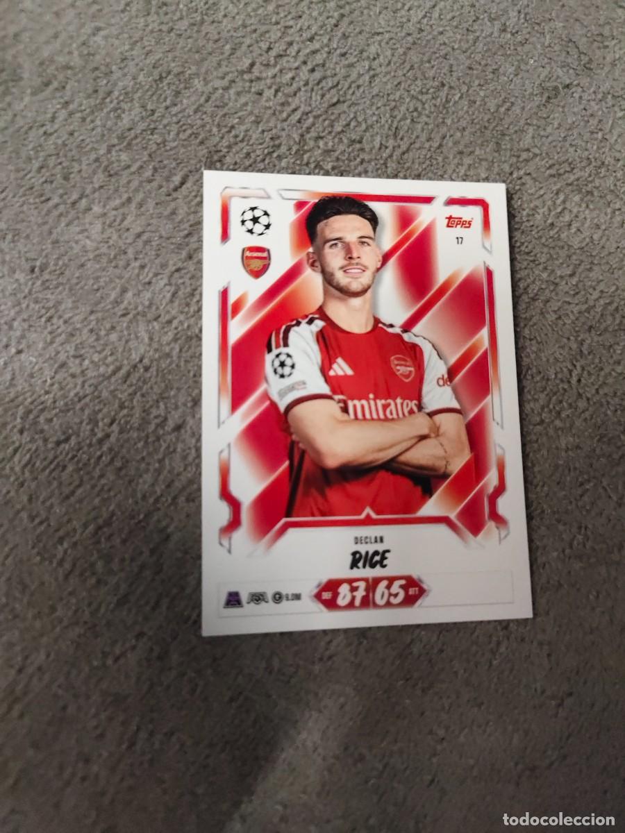 Cartes &agrave; collectionner de Football: 17 MATCH ATTAX 26/27 DECLAN RICE ARSENAL LEADER 2026 2027 TOPPS UCC AAU