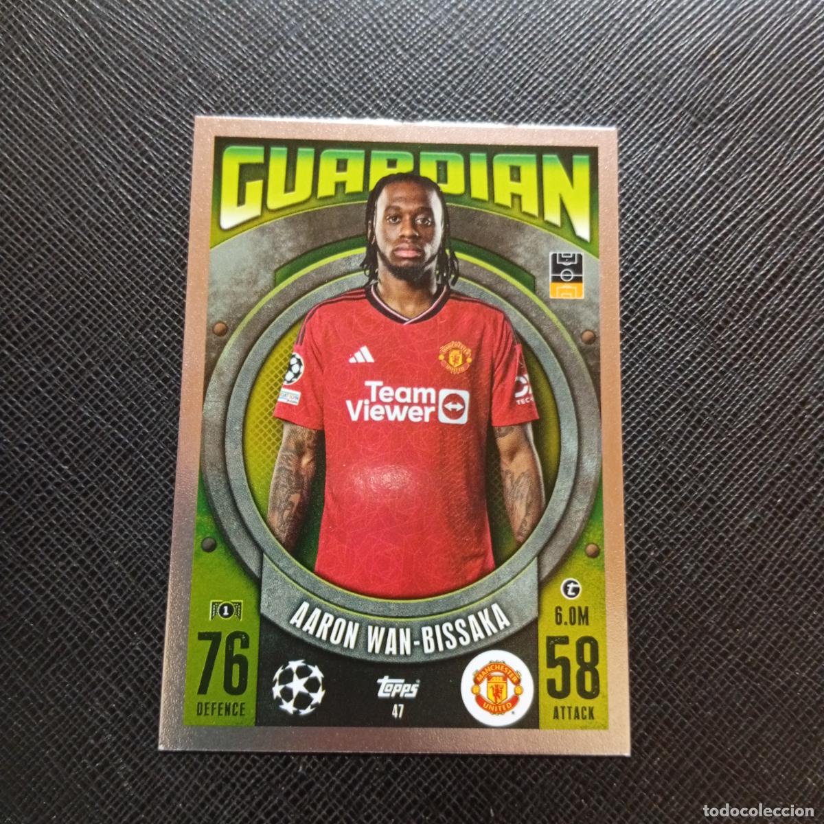 Cromos de f&uacute;tbol: 47 WAN BISSAKA MANCHESTER UNITED TOPPS MATCH ATTAX 2023 2024 FUTBOL CROMO 23 24 - A217 PG5