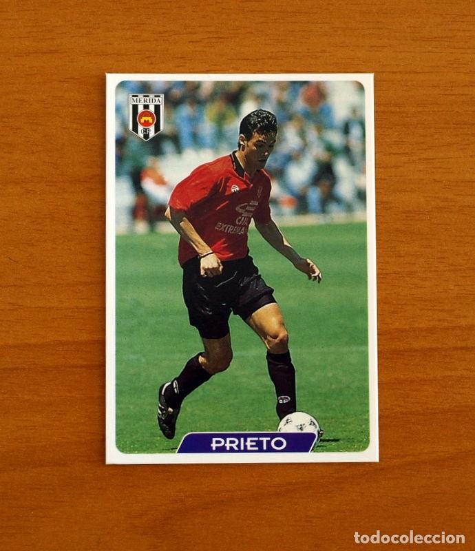 Cromos de f&uacute;tbol: Merida -N&ordm; 353 Prieto -Las Fichas la Liga 95-96-1995-1996 -Mundicromo Sport