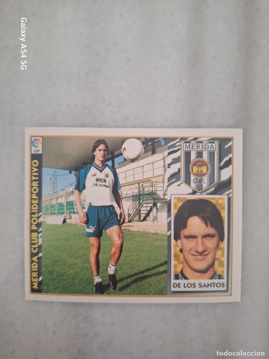 Cromos de f&uacute;tbol: FICHAJE 6 BIS DE LOS SANTOS MERIDA ESTE 97 98