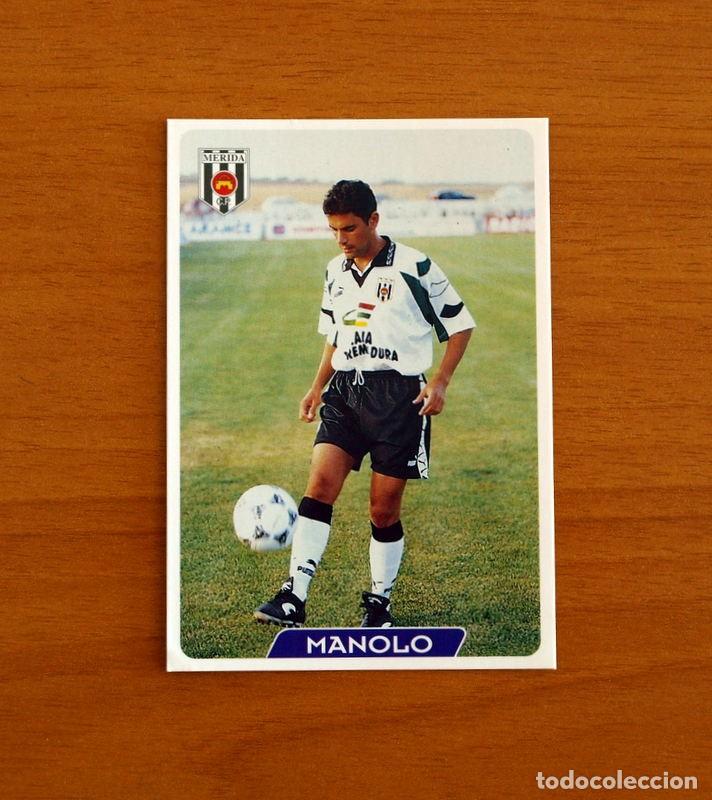 Cromos de f&uacute;tbol: Merida -N&ordm; 355 Manolo -Las Fichas la Liga 95-96-1995-1996 -Mundicromo Sport