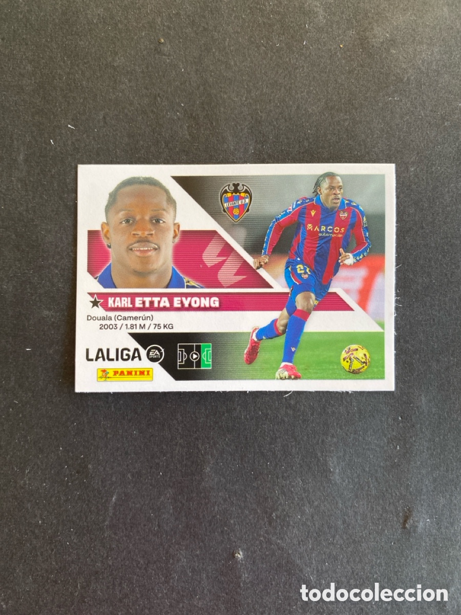 Cromos de f&uacute;tbol: Cromo liga 26/27 Levante N* 19