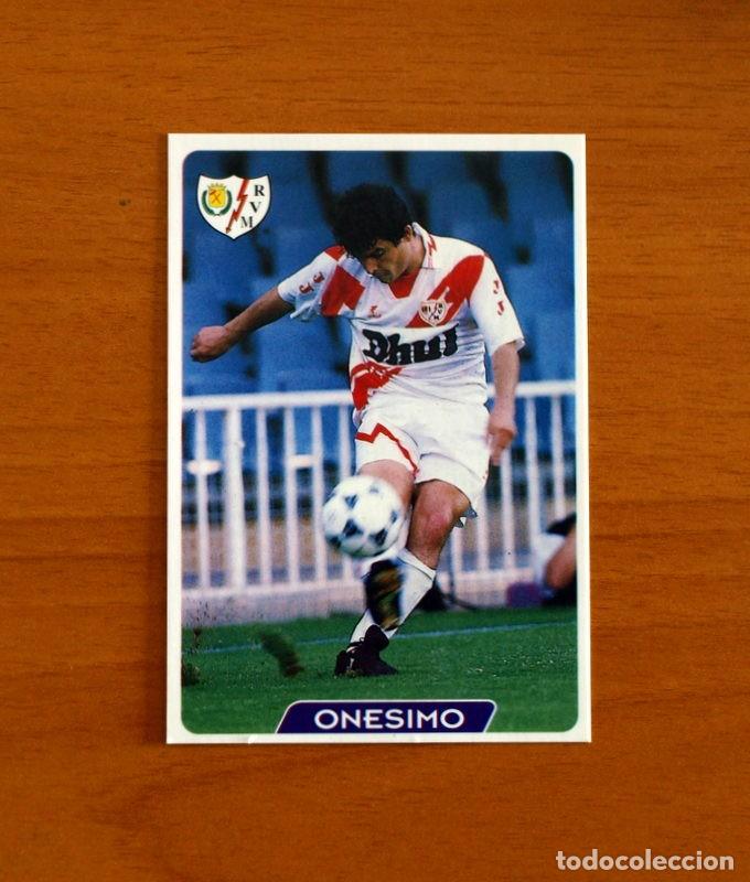 Cromos de f&uacute;tbol: Rayo Vallecano -N&ordm; 377 Onesimo -Las Fichas la Liga 95-96-1995-1996 -Mundicromo Sport