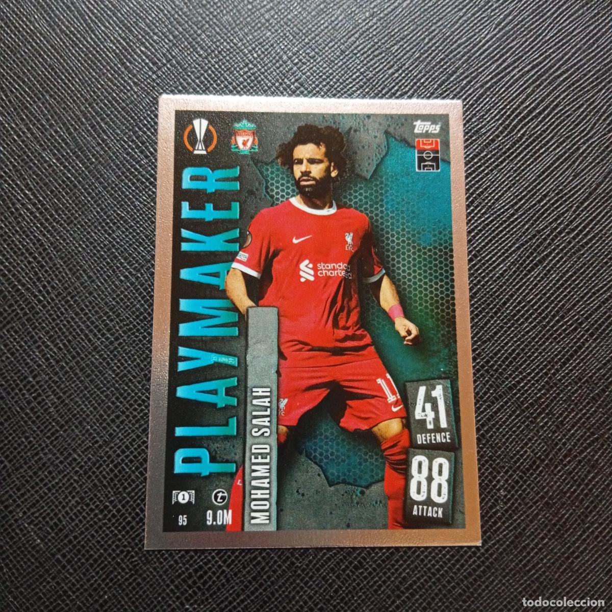 Cromos de f&uacute;tbol: 95 SALAH LIVERPOOL TOPPS MATCH ATTAX 2023 2024 FUTBOL CROMO 23 24 - A217 PG11