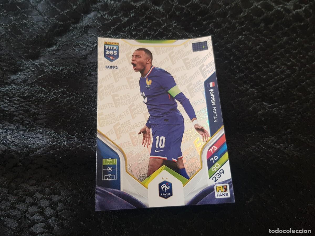 Cromos de f&uacute;tbol: Adrenalyn XL Fifa 365 Panini 2025/2026 25/26 Fans Favourite Fan92 Mbapp&eacute; (Francia)