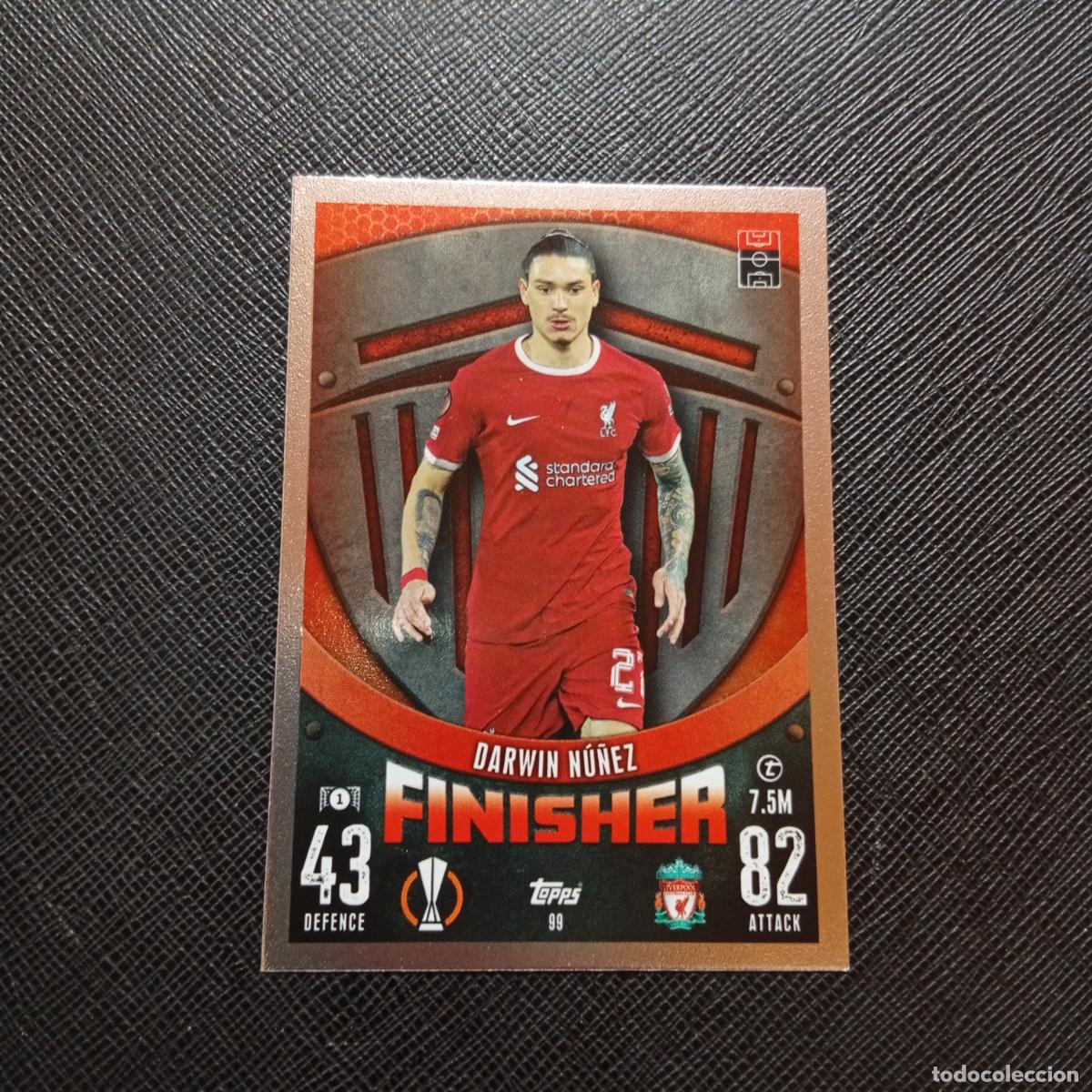 Cromos de f&uacute;tbol: 99 DARWIN NU&Ntilde;EZ LIVERPOOL TOPPS MATCH ATTAX 2023 2024 FUTBOL CROMO 23 24 - A217 PG11