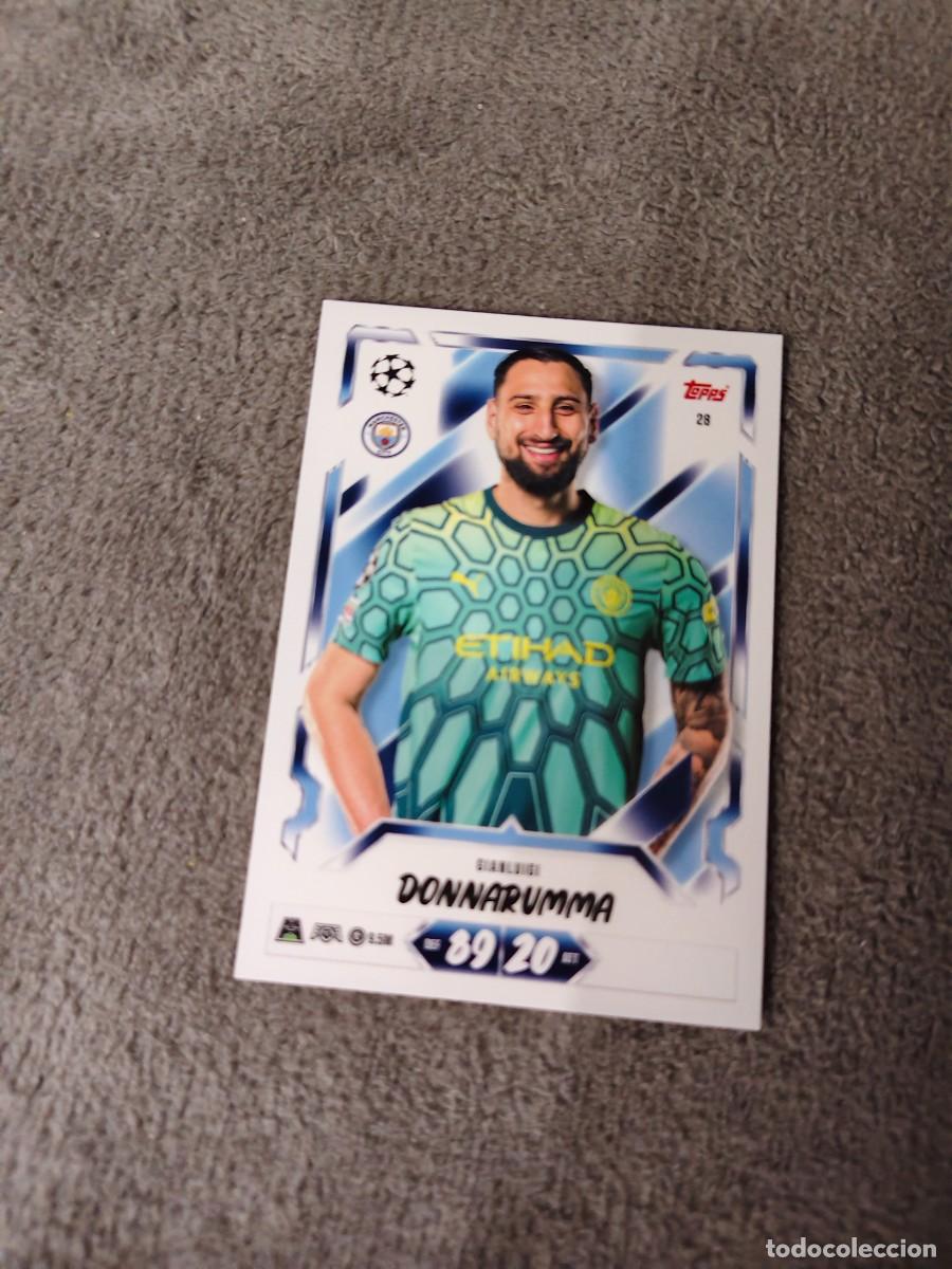 Cromos de f&uacute;tbol: 28 MATCH ATTAX 26/27 GIANLUIGI DONNARUMMA MANCHESTER CITY BASE CARD 2026 2027 TOPPS UCC AAU