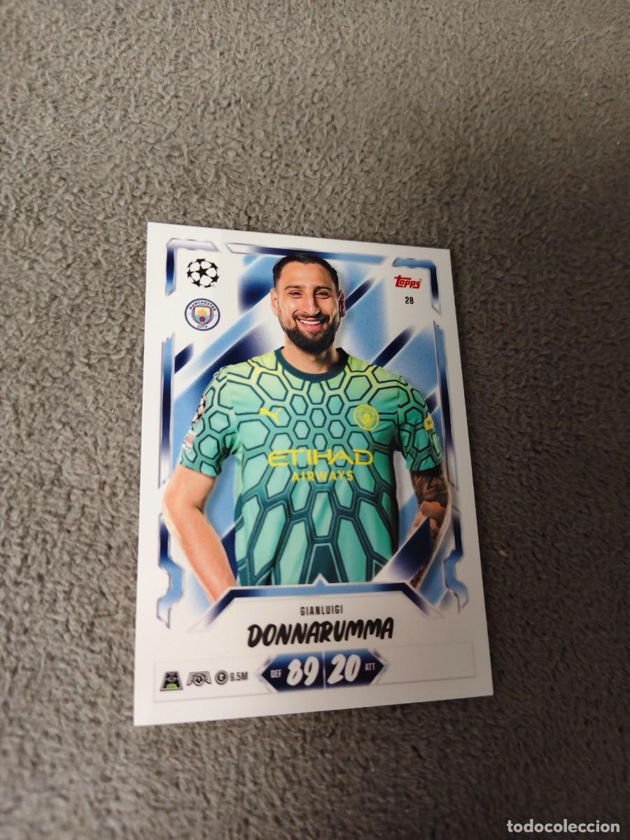 Cromos de f&uacute;tbol: 28 MATCH ATTAX 26/27 GIANLUIGI DONNARUMMA MANCHESTER CITY BASE CARD 2026 2027 TOPPS UCC AAU