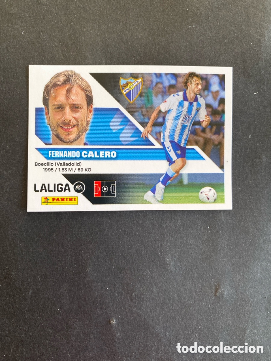 Cromos de f&uacute;tbol: Cromo liga 26/27 M&aacute;laga N* 7