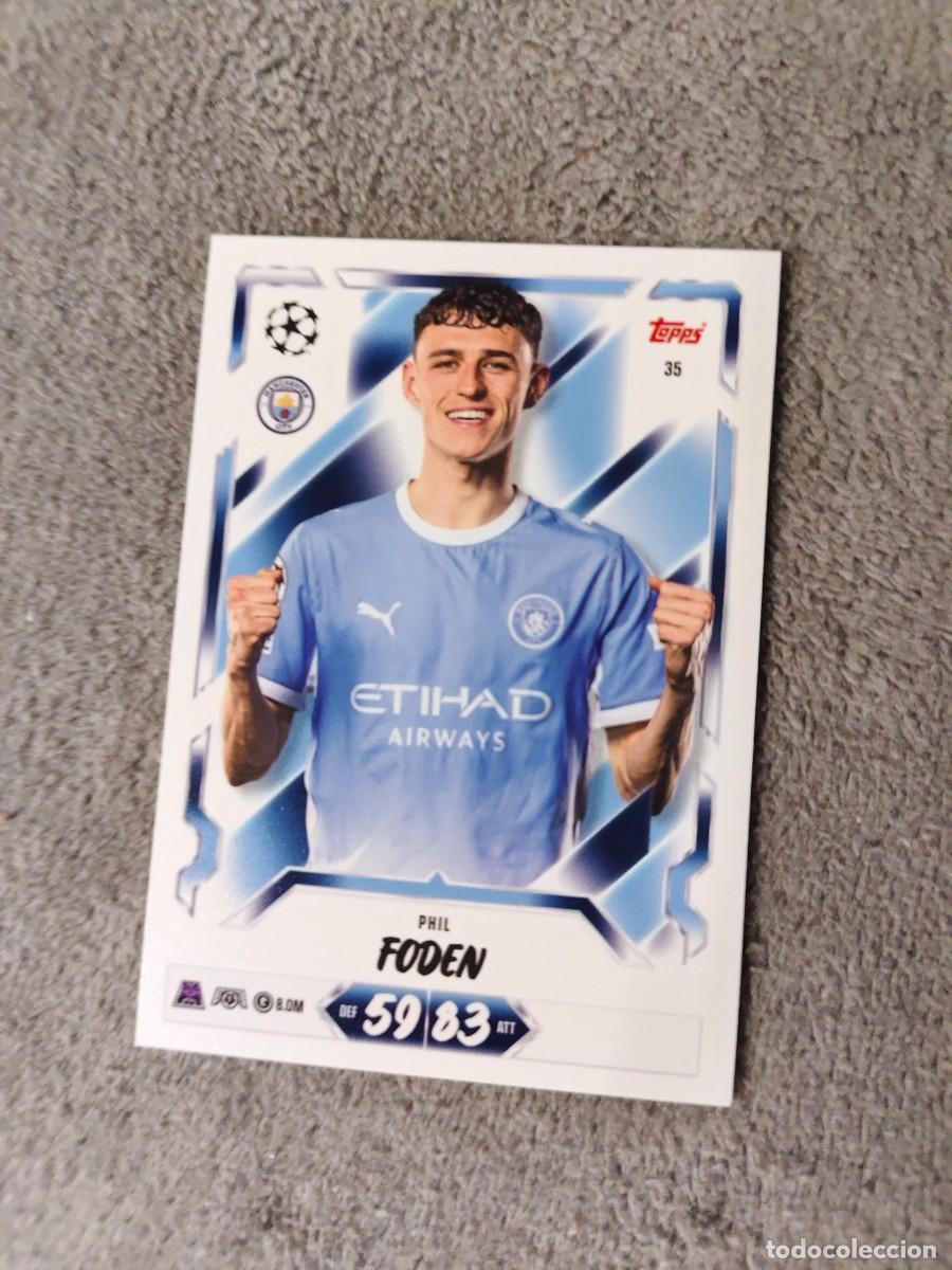 Cromos de f&uacute;tbol: 35 MATCH ATTAX 26/27 PHIL FODEN MANCHESTER CITY BASE CARD 2026 2027 TOPPS UCC AAU