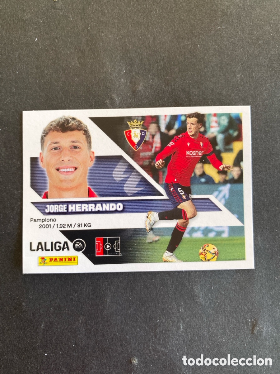 Cromos de f&uacute;tbol: Cromo liga 26/27 Osasuna N* 7