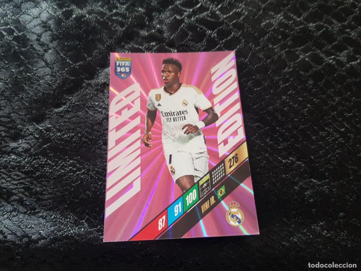 Cromos de f&uacute;tbol: Adrenalyn XL Fifa 365 Panini 2023/2024 23/24 Limited Edition Vinicius Vini Jr. (Real Madrid)