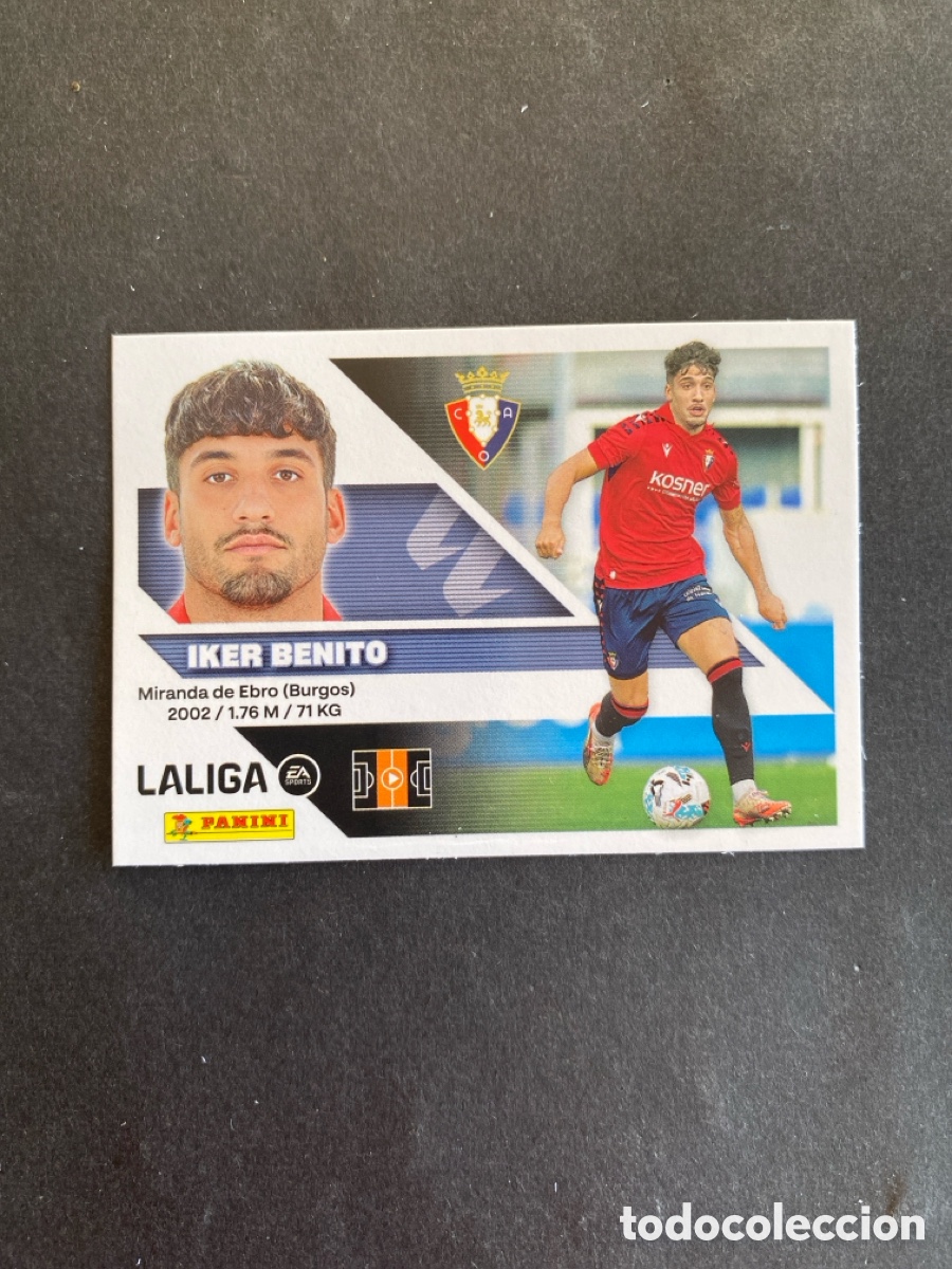 Cartes &agrave; collectionner de Football: Cromo liga 26/27 Osasuna N* 16