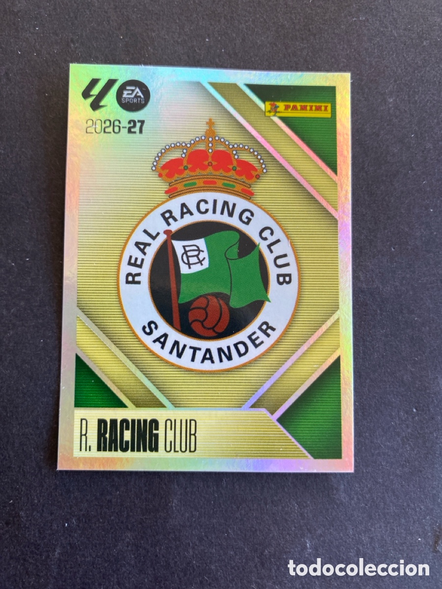 Football Stickers: Cromo liga 26/27 Racing N* 1