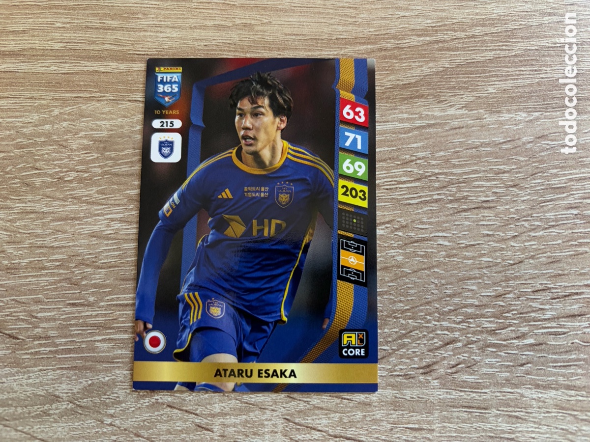 Cromos de f&uacute;tbol: 215 ATARU ESAKA PANINI FIFA 365 2024 2025 24 25 ULSAN HD FC