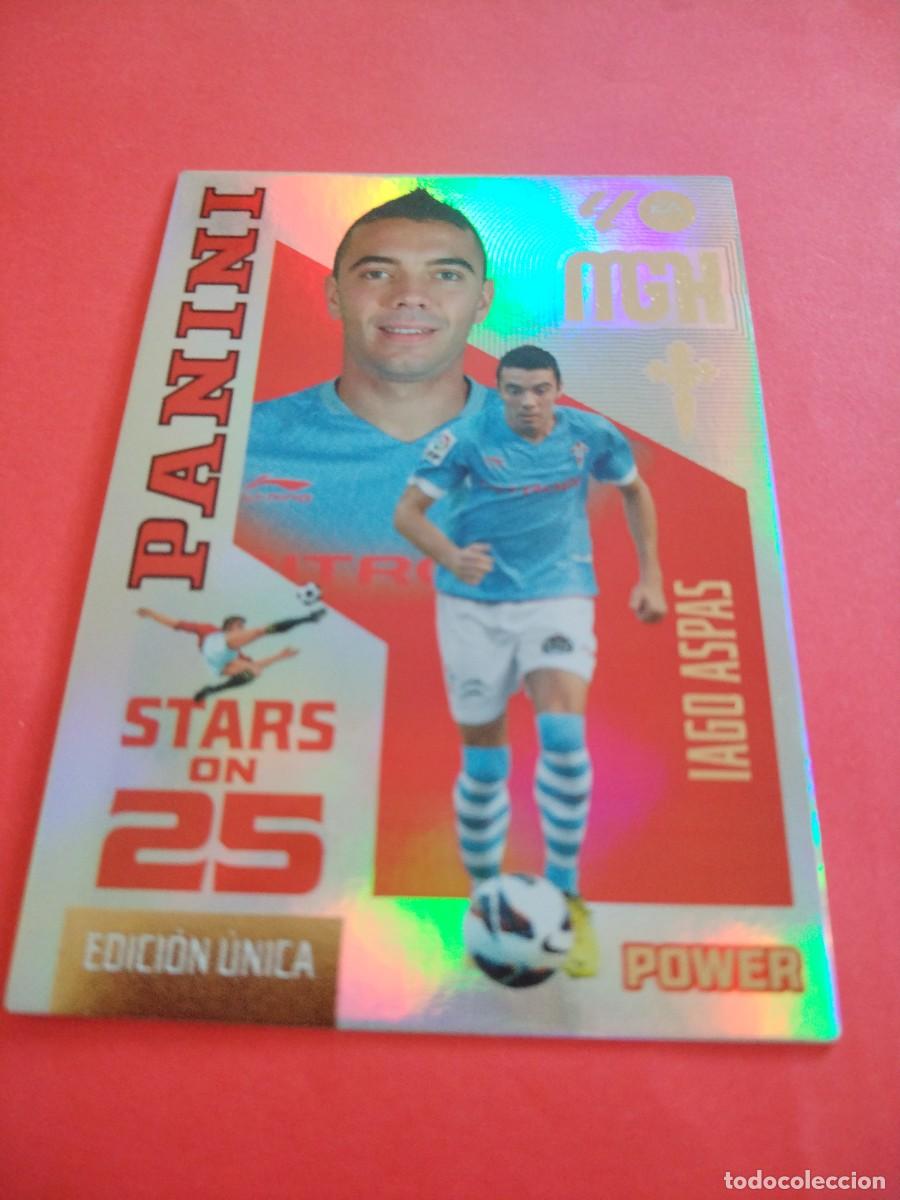 Cromos de f&uacute;tbol: MEGACRACKS 2026 2027 - STARS ON 25 POWER N 444P IAGO ASPAS