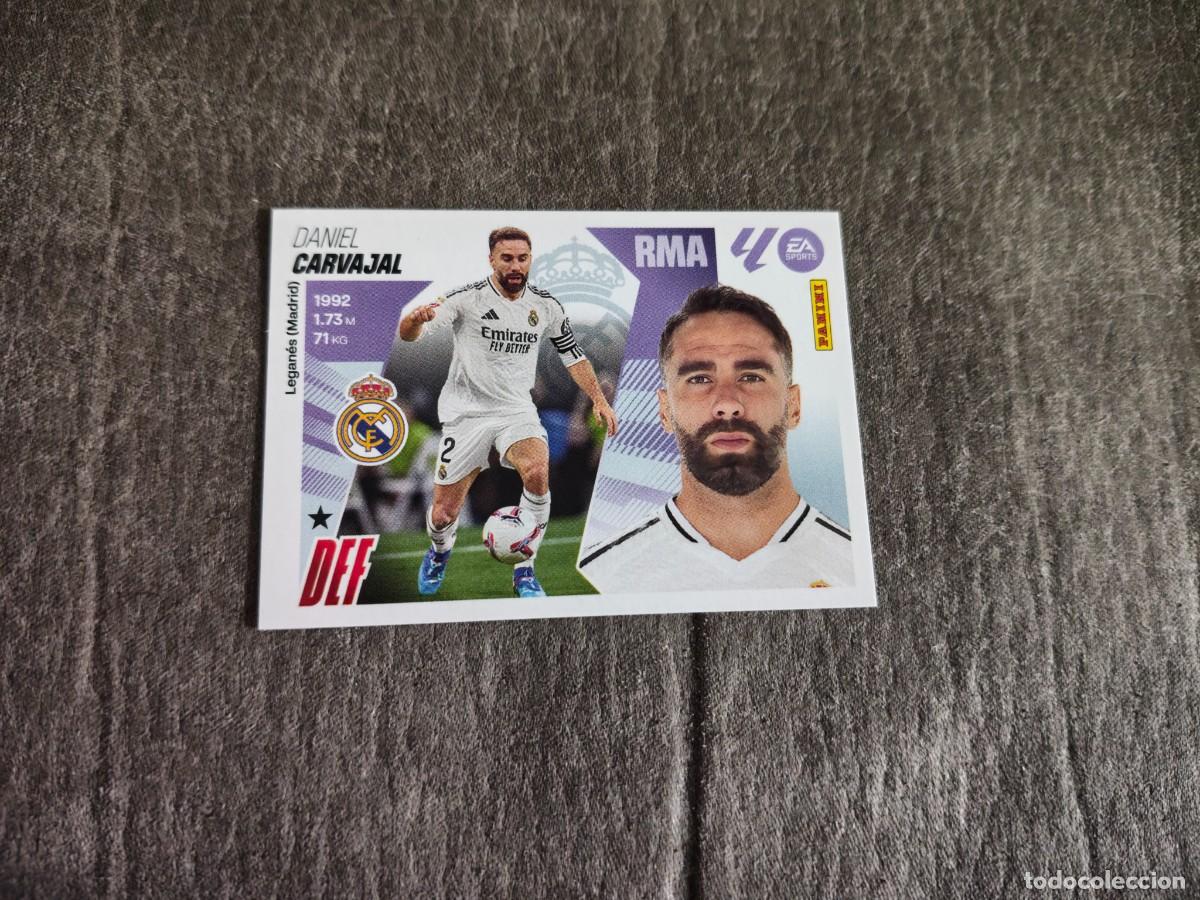 Fu&szlig;ball-Sticker: Cromo 5 DANIEL CARVAJAL REAL MADRID. Colecci&oacute;n LALIGA F&uacute;tbol 2025-2026 PANINI Nuevo