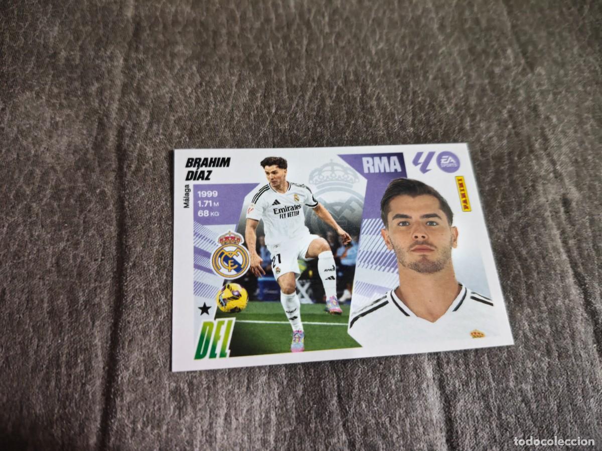 Cromos de Futebol: Cromo 17A BRAHIM D&Iacute;AZ REAL MADRID. Colecci&oacute;n LALIGA F&uacute;tbol 2025-2026 PANINI Nuevo