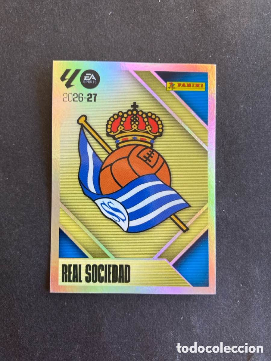 Cromos de f&uacute;tbol: Cromo liga 26/27 R Sociedad N* 1