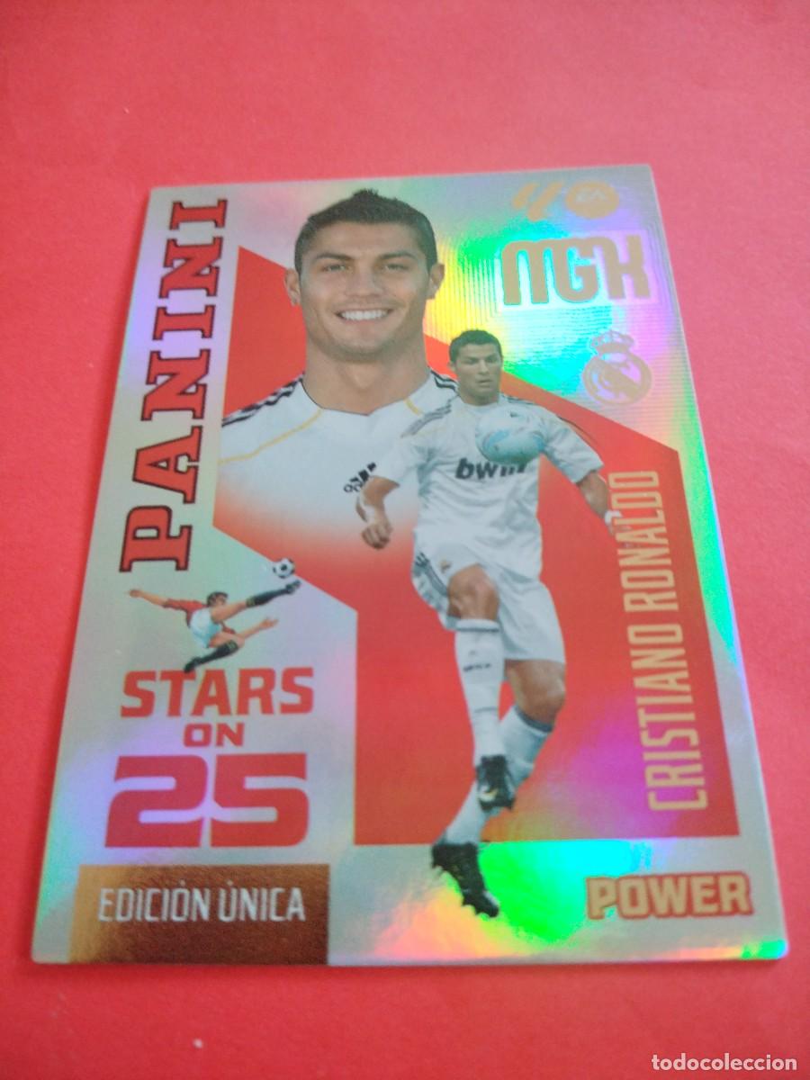Cromos de f&uacute;tbol: MEGACRACKS 2026 2027 - STARS ON 25 POWER N 442P CRISTIANO RONALDO