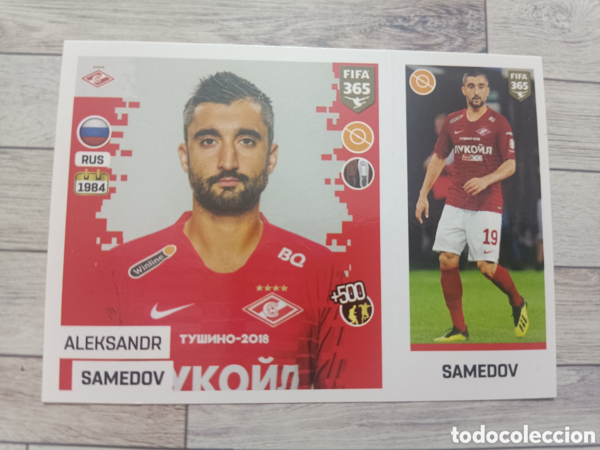 Cromos de f&uacute;tbol: 277 SAMEDOV SPARTAK MOSCU STICKER PANINI FIFA 365 2018 2019 18 19 BLUE EDITION