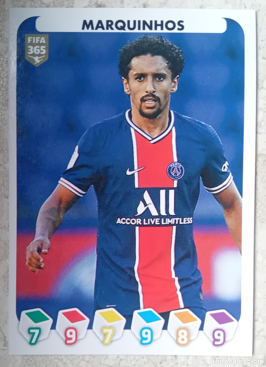 Cromos de f&uacute;tbol: Figurina Panini 2020-21 Cromo Fifa 365 2021 Marquinhos PSG n 329